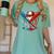 American Baseball Drip Graffiti Ball And Bat Women's Comfort Colors T-Shirt Violet