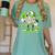 Baseball Drip Ice Cream Shamrock Irish St Patricks Men Women's Comfort Colors T-Shirt Violet
