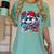 Baseball Drip Icecream Heart Valentine Day Boys Kids Red Women's Comfort Colors T-Shirt Violet