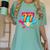Baseball Drip Jersey Number 77 For Players & 77th Birthday Women's Comfort Colors T-Shirt Violet Baseball Drip Jersey Number 77 For Players & 77th Birthday Women's Comfort Colors T-Shirt Violet