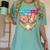 Baseball Drip Number 67 Ice Cream Home Plate Drip Women's Comfort Colors T-Shirt Violet