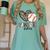 Baseball Game Day Vibes Baseball Mom Mama Leopard Cute Women's Comfort Colors T-Shirt Violet