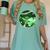 Baseball Irish Shamrock Lucky Clover St Patricks Day Boys Women's Comfort Colors T-Shirt Violet
