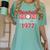 Baseball Mom Since 1977 Women's Comfort Colors T-Shirt Violet