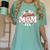 Baseball Mom Era For Women Player Mother Women's Comfort Colors T-Shirt Violet