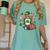 Baseball Mom Green Shamrock St Patrick Day Women Women's Comfort Colors T-Shirt Violet Baseball Mom Green Shamrock St Patrick Day Women Women's Comfort Colors T-Shirt Violet