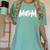 Baseball Mom Mother's Day Mama Sport Women's Comfort Colors T-Shirt Violet Baseball Mom Mother's Day Mama Sport Women's Comfort Colors T-Shirt Violet