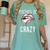 Baseball Mom Pitches Be Crazy Lips Premium Women's Comfort Colors T-Shirt Violet Baseball Mom Pitches Be Crazy Lips Premium Women's Comfort Colors T-Shirt Violet