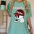 Baseball Mom Skull Sports Skeleton Women's Comfort Colors T-Shirt Violet
