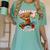 Baseball Player Christmas Gingerbread Smashing Through Snow Women's Comfort Colors T-Shirt Violet