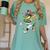 Baseball Player Mardi Gras Alligator Carnival Costume Beads Women's Comfort Colors T-Shirt Violet