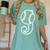 Baseball Sport Player Monogram Cool Initial Letter J Women's Comfort Colors T-Shirt Violet