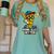 Boys Pizza Theme Baseball Home Hitter Women's Comfort Colors T-Shirt Violet