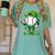 Boys St Patrick’s Day Baseball Drip Ice Cream Apparel Youth Women's Comfort Colors T-Shirt Violet