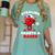 Boys Valentines Baseball Drip Icecream Stealing Hearts Kids Women's Comfort Colors T-Shirt Violet