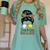 Busy Raising Ballers Tennis Baseball Mom Messy Bun Leopard Women's Comfort Colors T-Shirt Violet Busy Raising Ballers Tennis Baseball Mom Messy Bun Leopard Women's Comfort Colors T-Shirt Violet