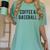 Coffee And Baseball Women's Comfort Colors T-Shirt Violet