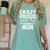 Crazy Proud Always Loud Baseball Mom Premium Women's Comfort Colors T-Shirt Violet Crazy Proud Always Loud Baseball Mom Premium Women's Comfort Colors T-Shirt Violet