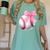Cute Coquette Baseball Pink Bow Player & Fan Girls Women's Comfort Colors T-Shirt Violet