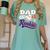 Dad Rookie Of Year 1st Birthday Baseball Theme Matching Women's Comfort Colors T-Shirt Violet Dad Rookie Of Year 1st Birthday Baseball Theme Matching Women's Comfort Colors T-Shirt Violet