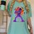 Drip Skeleton Batting Baseball Halloween Women's Comfort Colors T-Shirt Violet Drip Skeleton Batting Baseball Halloween Women's Comfort Colors T-Shirt Violet
