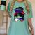 Haitian Baseball Mom Haiti Flag Baseball Girl Women's Comfort Colors T-Shirt Violet