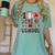 Happy 101 Days Of School Baseball Sports 100th Day Women's Comfort Colors T-Shirt Violet