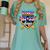 Happy 6733 Days Of School Baseball Drip 100th Day Of School Women's Comfort Colors T-Shirt Violet