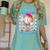 I Hit 100 Days Of School Baseball Ice Cream Drip Women's Comfort Colors T-Shirt Violet