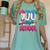 HUGvyn 100 Days Of School Baseball Ice Cream Teacher Student Women's Comfort Colors T-Shirt Violet HUGvyn 100 Days Of School Baseball Ice Cream Teacher Student Women's Comfort Colors T-Shirt Violet