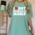 I Love Hot Baseball Moms Sport Men Women I Heart Hot Moms Women's Comfort Colors T-Shirt Violet