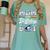 Mom Of The Birthday Boy Baseball Ice Cream Drip Matching Women's Comfort Colors T-Shirt Violet