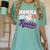 Momma Rookie Of Year 1st Birthday Baseball Theme Matching Women's Comfort Colors T-Shirt Violet Momma Rookie Of Year 1st Birthday Baseball Theme Matching Women's Comfort Colors T-Shirt Violet