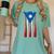 Puerto Rican Baseball Bats Puerto Rico Flag Pride BéIsbol Women's Comfort Colors T-Shirt Violet Puerto Rican Baseball Bats Puerto Rico Flag Pride BéIsbol Women's Comfort Colors T-Shirt Violet