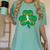 Retro Shamrock Baseball St Patricks Day Men Women Boys Girls Women's Comfort Colors T-Shirt Violet Retro Shamrock Baseball St Patricks Day Men Women Boys Girls Women's Comfort Colors T-Shirt Violet