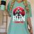 Run I Dare You Baseball Ball Player Catcher Coach Tee Women's Comfort Colors T-Shirt Violet