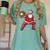 Santa Playing Baseball Baseball Lover Baseballer Xmas Women's Comfort Colors T-Shirt Violet