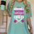 Self Expression Cool Baseball Mom Positive Thinking Women's Comfort Colors T-Shirt Violet