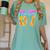 Six Seven Baseball Drip Women's Comfort Colors T-Shirt Violet Six Seven Baseball Drip Women's Comfort Colors T-Shirt Violet
