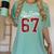 Six Seven Meme Boys Girls Kids 67 Baseball Jersey Women's Comfort Colors T-Shirt Violet