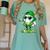 St Patrick Day Baseball Drip Ice Cream Men Boys Kids Women's Comfort Colors T-Shirt Violet