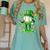 St Patrick Day Baseball Drip Ice Cream Baseball Women's Comfort Colors T-Shirt Violet