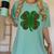 St Patricks Day Shamrock Baseball Saint Paddy's Women's Comfort Colors T-Shirt Violet St Patricks Day Shamrock Baseball Saint Paddy's Women's Comfort Colors T-Shirt Violet