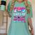 Survived 100 Days Of School Baseball Ice Cream Drip Boy Kids Women's Comfort Colors T-Shirt Violet Survived 100 Days Of School Baseball Ice Cream Drip Boy Kids Women's Comfort Colors T-Shirt Violet