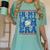 In My T-Ball Mom Era Baseball Mom Groovy Mother's Day Women's Comfort Colors T-Shirt Violet
