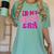 In My T-Ball Mom Era Leopard Baseball Mom Groovy Women's Comfort Colors T-Shirt Violet