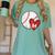 Womens Custom Baseball Mom Number 94 Heart For Mom Mommy Women's Comfort Colors T-Shirt Violet