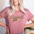 Baseball Mom Best Mama Cute Throwback Classic Women's Heather T-Shirt Heather Mauve