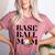 Baseball Mom Game Day Game Day Women's Heather T-Shirt Heather Mauve Baseball Mom Game Day Game Day Women's Heather T-Shirt Heather Mauve