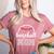 Baseball Mom Leopard Print Baseball Game Day For Mama Women's Heather T-Shirt Heather Mauve
